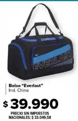 Carrefour Everlast bolso oferta