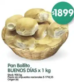 Supermercados Buenos Días Buenos días pan bollito oferta