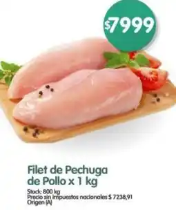 Supermercados Buenos Días Filet de pechuga de pollo oferta