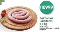 Supermercados Buenos Días Parrilleras salchichas oferta