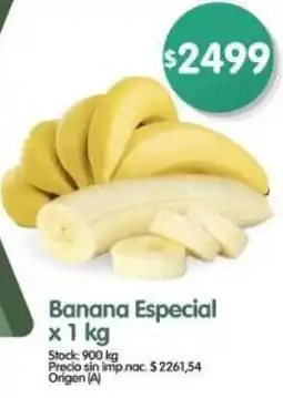 Supermercados Buenos Días Banana especial oferta