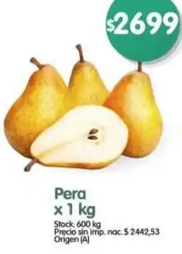 Supermercados Buenos Días Pera oferta