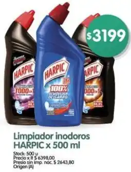 Supermercados Buenos Días Harpic limpiador inodoros oferta
