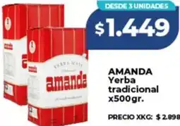 Supermayorista Vital Amanda yerba tradicional oferta
