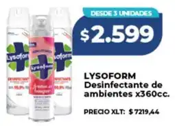 Supermayorista Vital Lysoform desinfectante de ambientes oferta