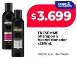 Supermayorista Vital Tresemmé shampoo y acondicionador oferta