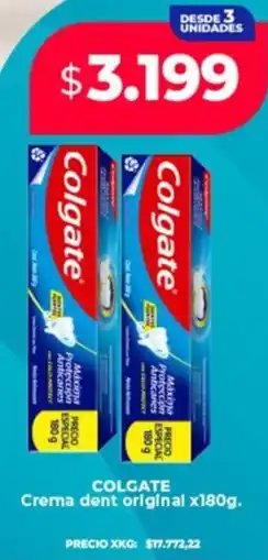 Supermayorista Vital Colgate crema dent original oferta