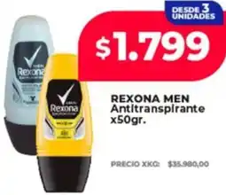 Supermayorista Vital Rexona men antitranspirante oferta