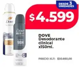 Supermayorista Vital Dove desodorante clinical oferta