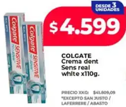 Supermayorista Vital Colgate crema dent sens real white oferta