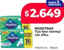 Supermayorista Vital Nosotras toa fem normal c/a oferta