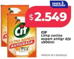 Supermayorista Vital Cif limp cocina expert antigr d/p oferta