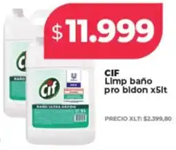 Supermayorista Vital Cif limp baño pro bldon oferta