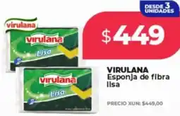 Supermayorista Vital Virulana esponja de fibra lisa oferta