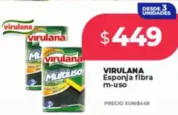 Supermayorista Vital Virulana esponja fibra m-uso oferta