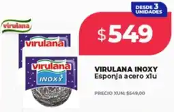 Supermayorista Vital Virulana inoxy esponja acero oferta