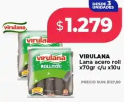 Supermayorista Vital Virulana lana acero roll oferta