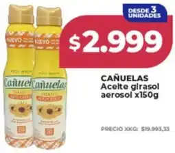 Supermayorista Vital Cañuelas aceite girasol aerosol oferta