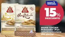Supermayorista Vital Mama cocina rebozador/pan ralladoselecciona dos oferta