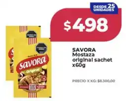 Supermayorista Vital Savora mostaza original oferta