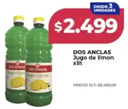 Supermayorista Vital Dos Anclas jugo de limon oferta
