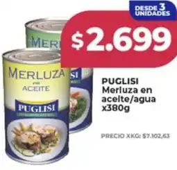Supermayorista Vital Puglisi merluza en aceite/agua oferta
