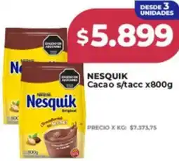 Supermayorista Vital Nesquik cacao s/tacc oferta