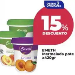 Supermayorista Vital Emeth mermelada pote oferta