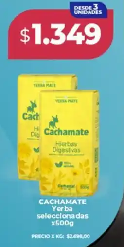 Supermayorista Vital Cachamate yerba seleccionadas oferta