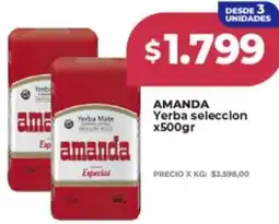 Supermayorista Vital Amanda yerba seleccion oferta