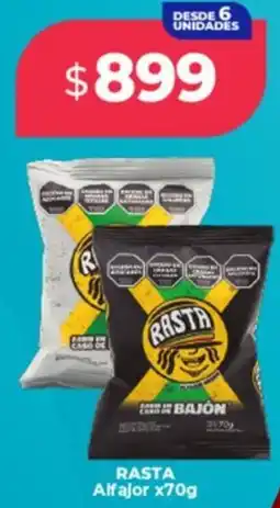 Supermayorista Vital Rasta alfajor oferta