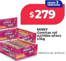 Supermayorista Vital Misky gomitas roll surtidas s/tacc oferta