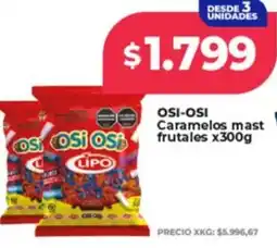 Supermayorista Vital Osi-osi caramelos mast frutales oferta