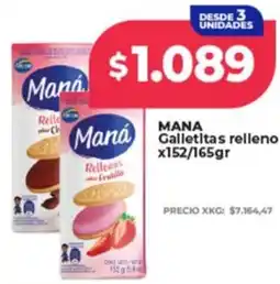 Supermayorista Vital Maná galletitas relleno oferta