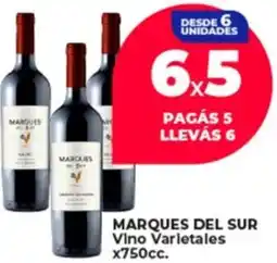 Supermayorista Vital Marques del sur vino varletales oferta
