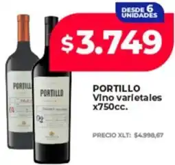 Supermayorista Vital Portillo vino varietales oferta