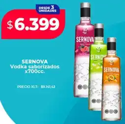 Supermayorista Vital Sernova vodka saborizados oferta