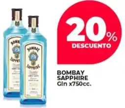 Supermayorista Vital Bombay sapphire gin oferta