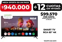 Supermayorista Vital Rca smart tv 65" oferta