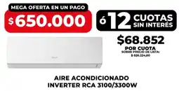 Supermayorista Vital Rca aire acondicionado inverter oferta