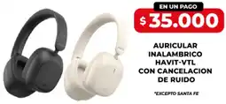 Supermayorista Vital Auricular inalambrico havit-vtl con cancelacion de ruido oferta