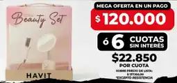 Supermayorista Vital Havit beauty set mega oferta en un pago oferta