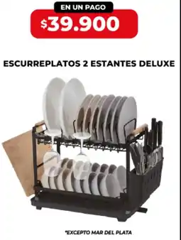 Supermayorista Vital Deluxe escurreplatos 2 estantes oferta