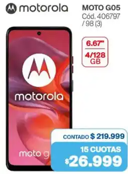 Naldo Lombardi Motorola moto G05 oferta