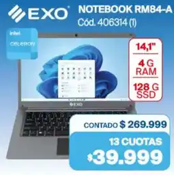 Naldo Lombardi Exo notebook RM84-A oferta
