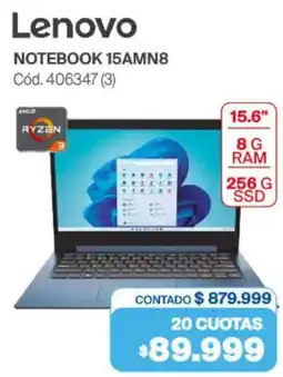 Naldo Lombardi Lenovo notebook 15AMN8 oferta