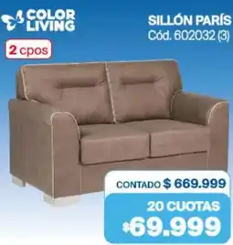 Naldo Lombardi Color living sillón parís oferta