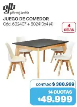 Naldo Lombardi Juego de comedor oferta