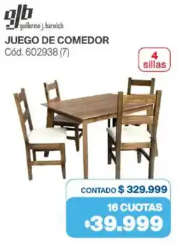 Naldo Lombardi Juego de comedor oferta