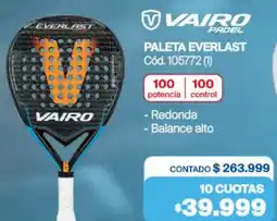 Naldo Lombardi Vairo padel paleta everlast oferta